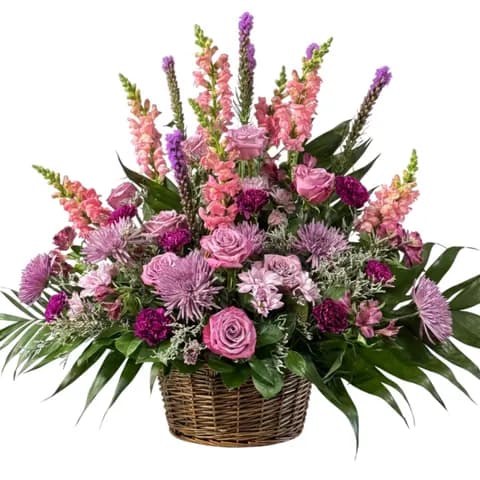 Gracious Lavender Basket