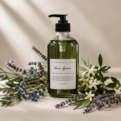 Bath & Body Oil - Blue Flower