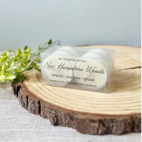 NEW HAMPSHIRE WOODS TEA LIGHT CANDLES