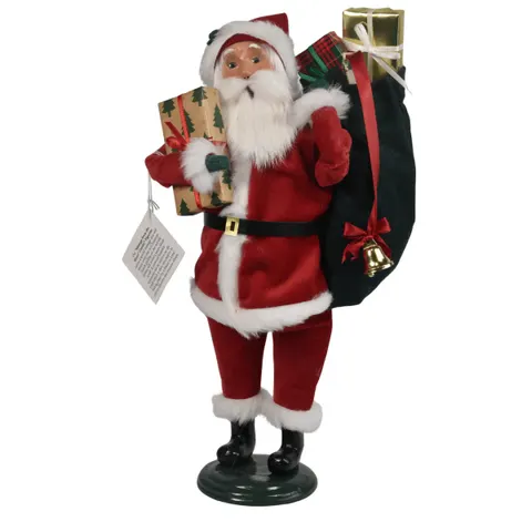 Byers' Choice Message Santa