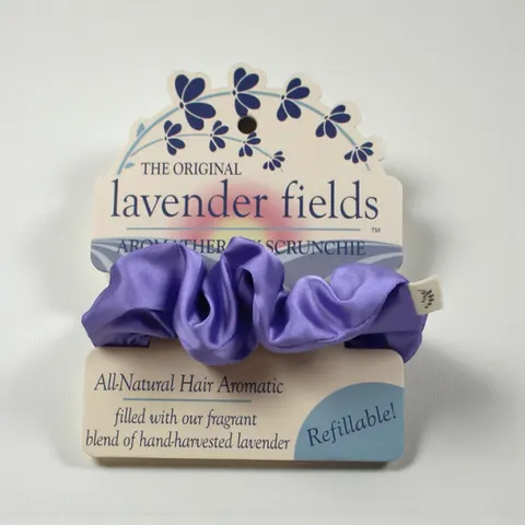 LAVENDER FIELDS SCRUNCHIE BLOSSOM