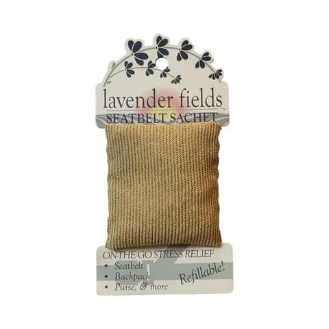 LAVENDER FIELDS SEATBELT SACHET CHAI