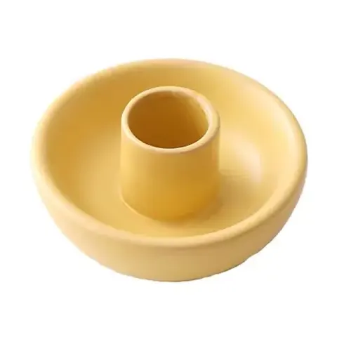 Ceramic Palo Santo Burner Bowl - Pastel Yellow